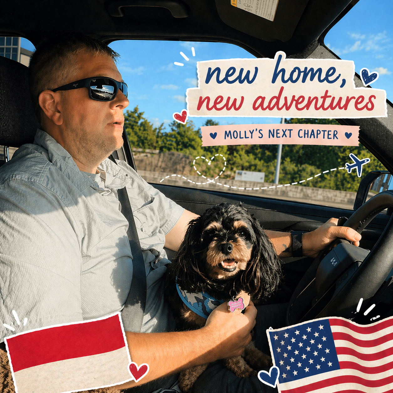 Molly just started her new adventure in USA!